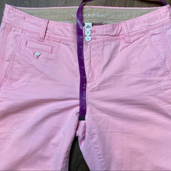 🔥🔥CLEARANCE🔥🔥Banana Republic Pink cropped Sz 6 - Picture 6 of 7